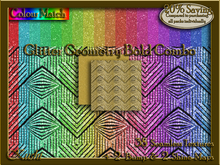 Glitter Geometry BOLD COMBO Textures