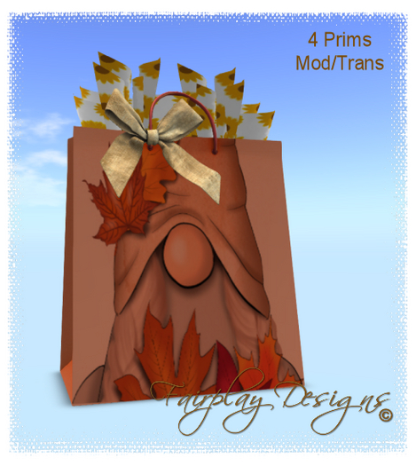 ~Autumn Gnome Regular Gift Bag~