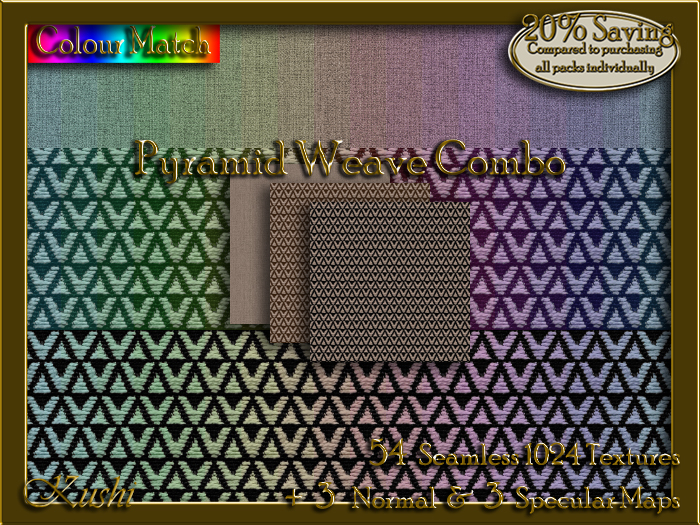 Pyramid Weave COMBO Textures