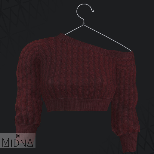 MIDNA - Cleo Sweater - RED