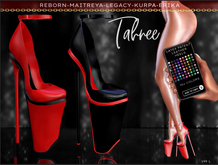 Tahnee ANkle strap platform heels, Leather ed, Kupra, Erika, Reborn, Maitreya, Legacy, 70 + colors