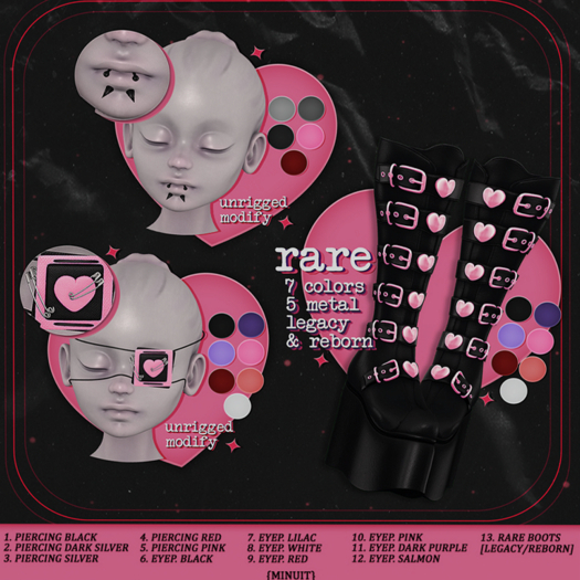 4. {minuit} Heartache Gacha Piercing