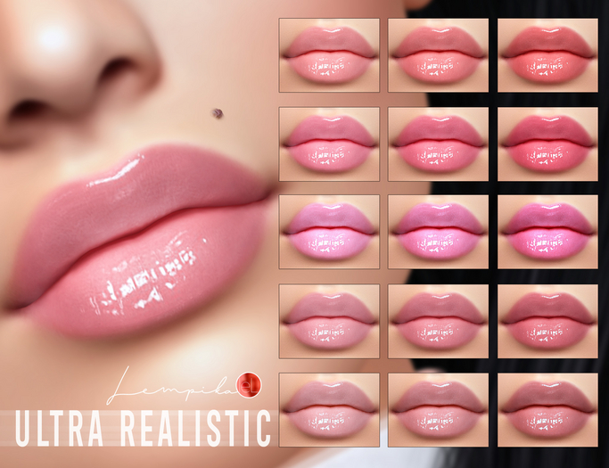 Lempika - 15 Lips Ultra Realistic Lelutka Evox #46 -DEMO-