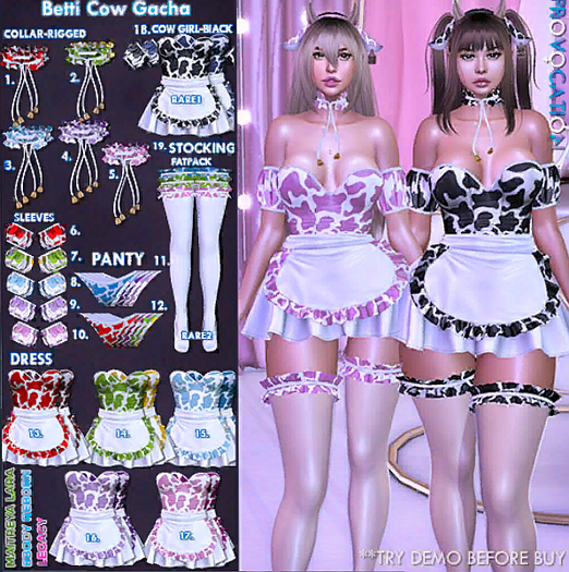 19. Provocation-Betti Stocking-Fatpack-Lara RARE