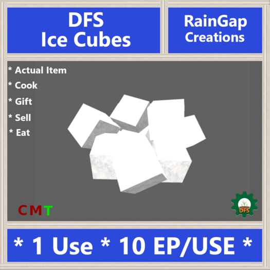 DFS Ice Cubes ACTUAL ITEM
