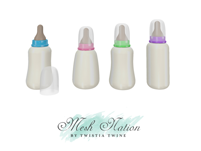 * Mesh Nation * FULL PERMISSIONS Baby Bottles