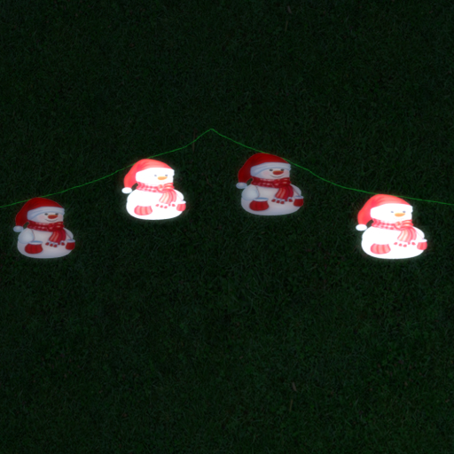 Blinking Snowman Lights