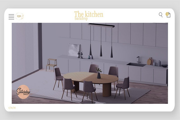 .::IDK::. The kitchen backdrop - Unpack