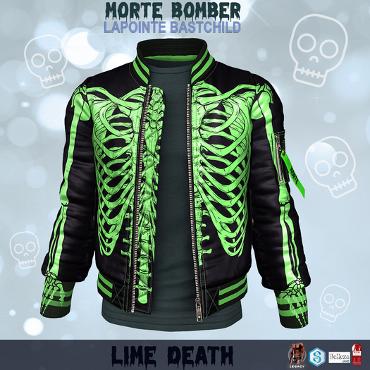 Bomber Jacket LIME DEATH