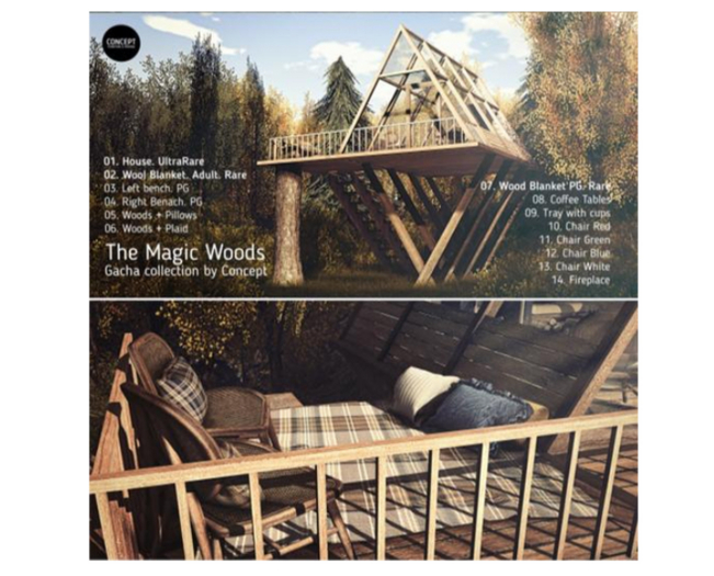 01. Concept} TheMagicWoods. House. RARE