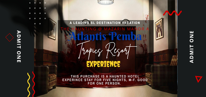 Admit One Mazarin Manor (ADD ME)