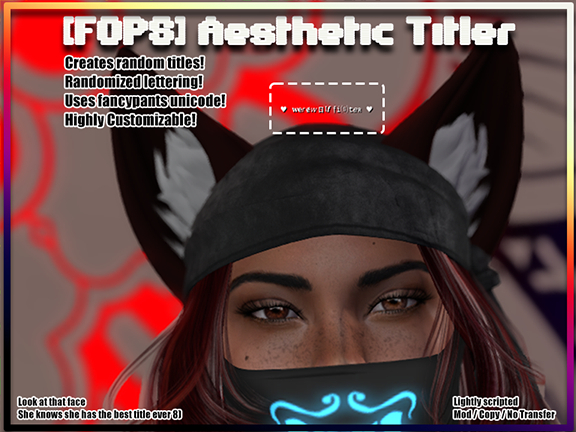 [FOPS] Aesthetic Titler