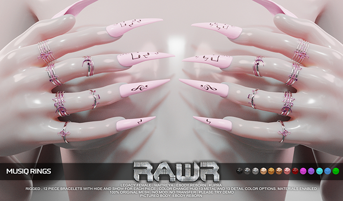 RAWR! Musiq Rings (add me)