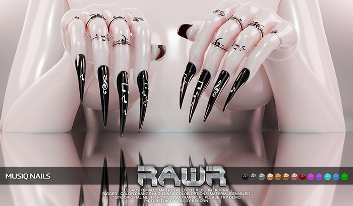 RAWR! Musiq Nails DEMO (add me)