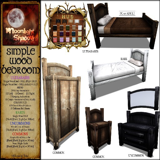 "Moon_Sha" Simple Wood Wardrobe - Black <<COMMON>>