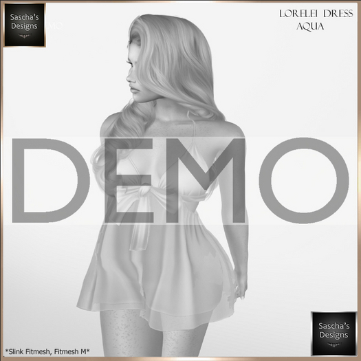 SAS - DEMO Lorelei Dress (MB & FM)
