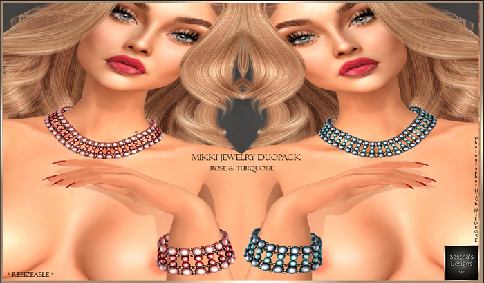 SAS - Mikki Rose & Turquoise Jewelry Set  