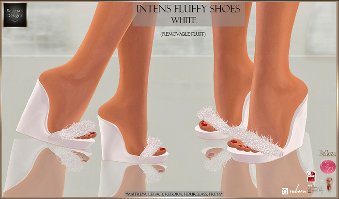 SAS - Intens Fluffy White Shoes (MB) 