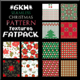 *6KW* FULL PERM Seamless Christmas Pattern Textures FATPACK