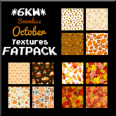 *6KW* FULL PERM Seamless October Textures FATPACK