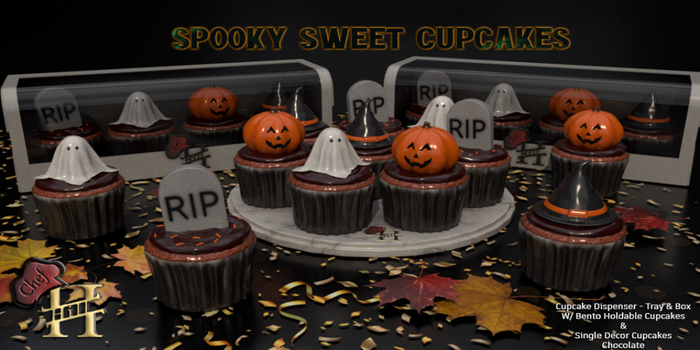 Chef HILL - Spooky Sweet Cupcakes Chocolate