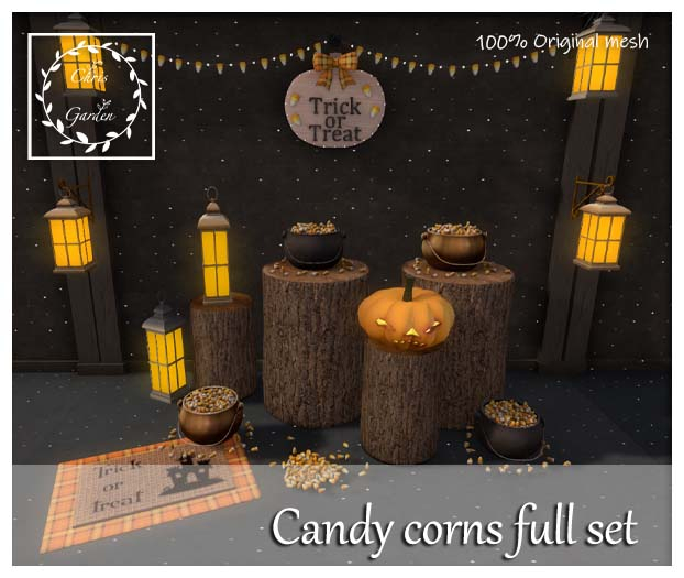 C*Candy corns Halloween full set set