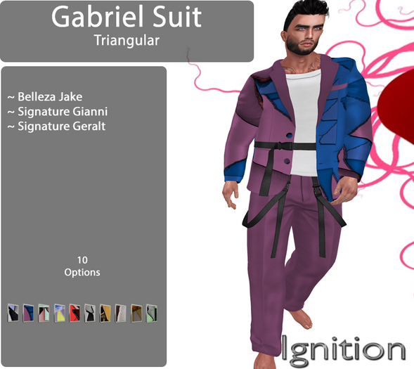 Ignition Gabriel Suit Triangular