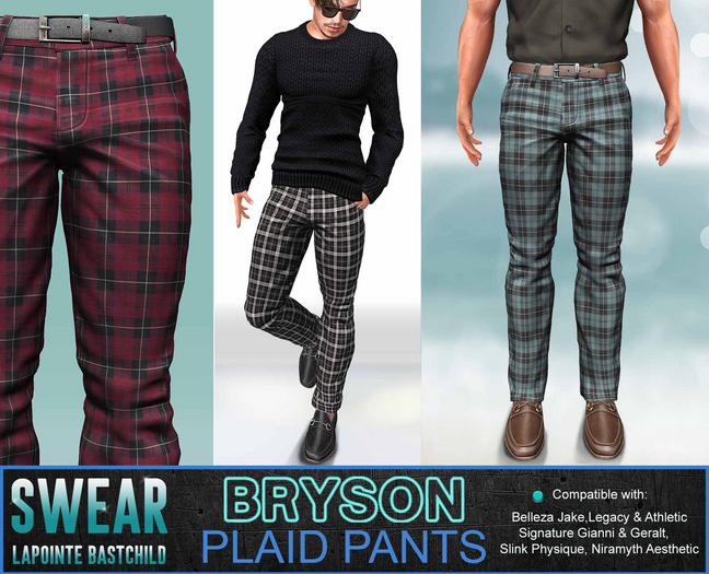 Pants - Bryson Plaid Pants - PLAIDS FATPACK 