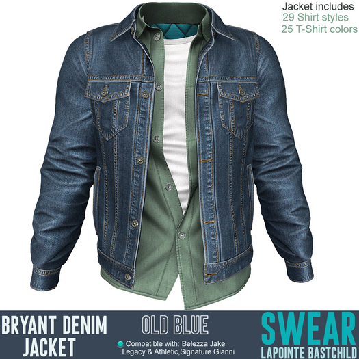 Denim Jacket - Bryant OLD BLUE