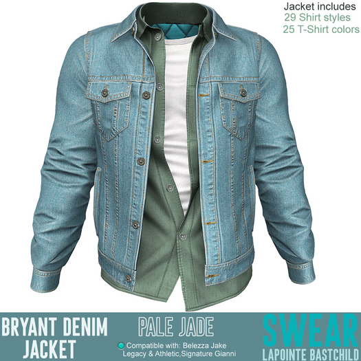 Denim Jacket Bryant PALE JADE