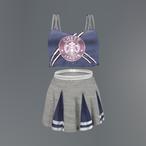 Purple Cheerleader Slink Uniform