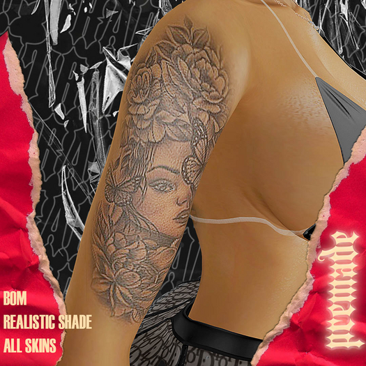 Trap Ink's - ButterFly Woman Sleeve