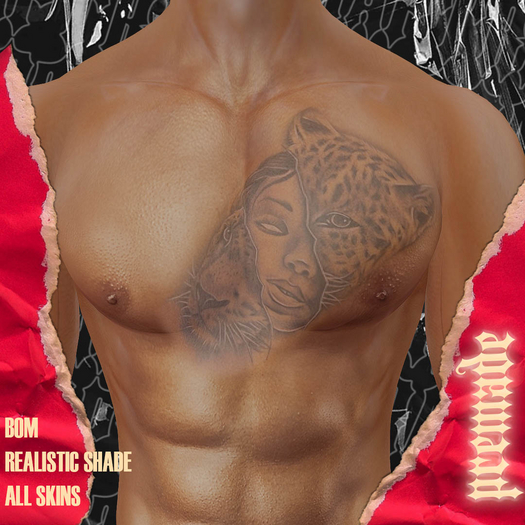 Trap Ink's - Leoprard Chest Tat