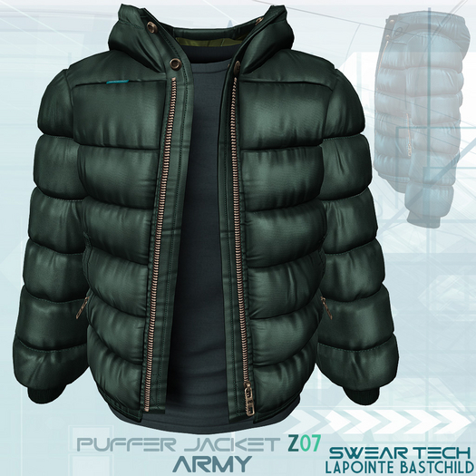 Puffer Jacket Z-07 TECH ARMY