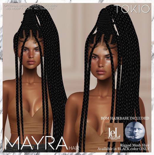 TOKIO Hair - MAYRA Alpha Hair - Black