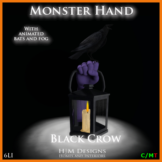 Monster Hand - Black Crow
