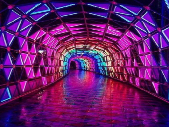 Neon Tunnel Texture