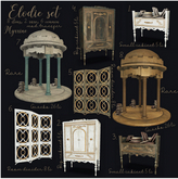 6. Elodie set room divider white