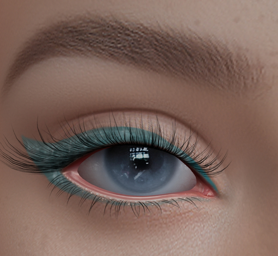 Light Blue Shimmer EyeShadow Bom
