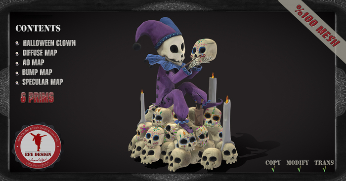 (Efe Design) Halloween Clown Fullperm 