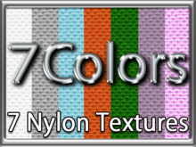 Zoy Texture [ Nylon Cloth 01 ] Seamless - 7 Colors