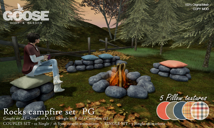 GOOSE - Rocks campfire set PG