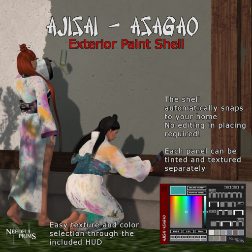 Ajisai - Asagao Exterior Paint Shell (BOXED)