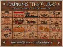 Parkins Textures - Halloween Doormat Set - 20x Full Perm 512x1024 - Carpet, Furnishing, Home, Decor, Mat, Home, Floor