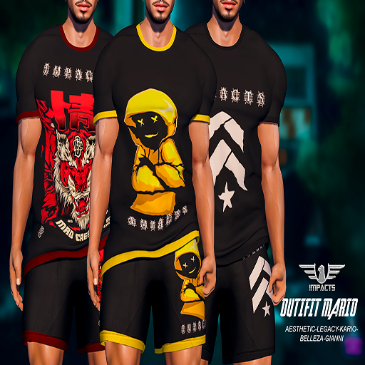 IMPACTS -SHIRT MARIO  FATPACK ENZO/BEL/LEG/SIG/SLINK/CLAS/KARIO