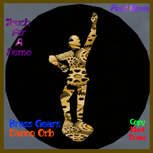 Brass Gears Dance Orb