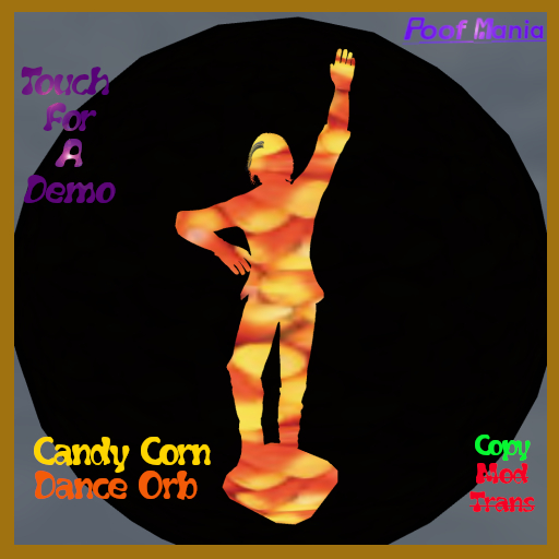 Candy Corn Dance Orb