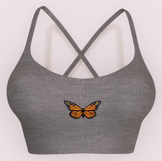 - BUCHU - Butterfly Top Dark Grey LEGACY