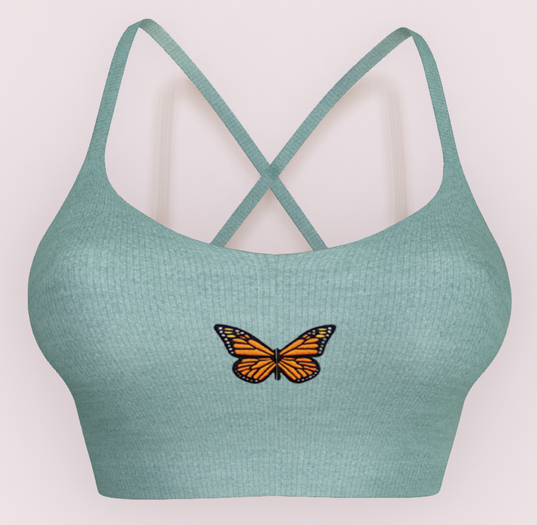 - BUCHU - Butterfly Top Turquesa LEGACY