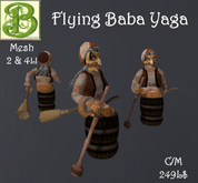 Flying Baba Yagas, Low Poly & HD 2 & 4 LI
